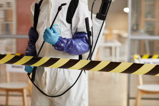 Professional Biohazard technician working in Salina, UT
